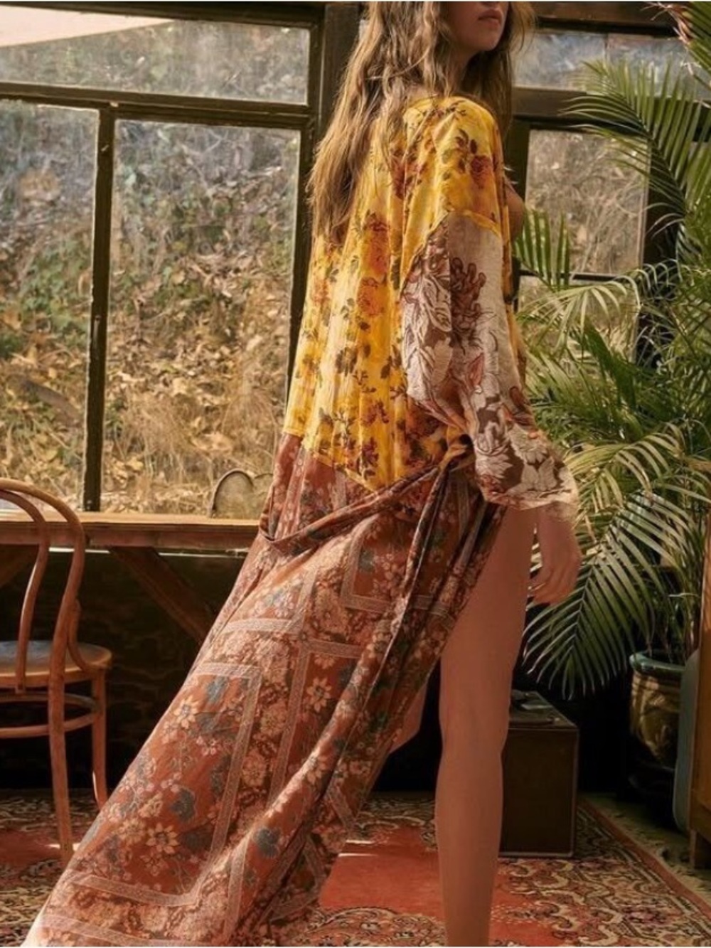 FP INTIMATELY Morning Rituals Cotton Kimono Robe, Size XS/S